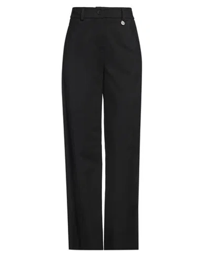 Berna Woman Pants Black Size 4 Cotton, Polyamide, Elastane