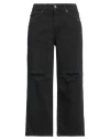 Berna Woman Pants Black Size 10 Cotton In Black