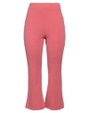 Berna Woman Pants Brick Size M Polyester, Elastane In Red