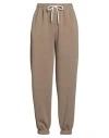 Berna Woman Pants Camel Size L Polyester, Viscose, Elastane In Brown