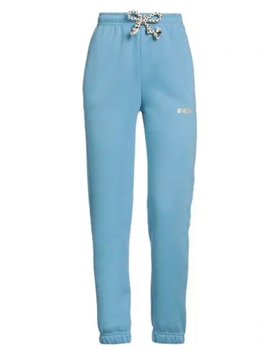 Berna Woman Pants Sky Blue Size Xs Cotton, Polyester