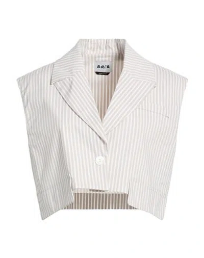 Berna Woman Shirt Grey Size M Cotton, Polyamide, Elastane In Gray