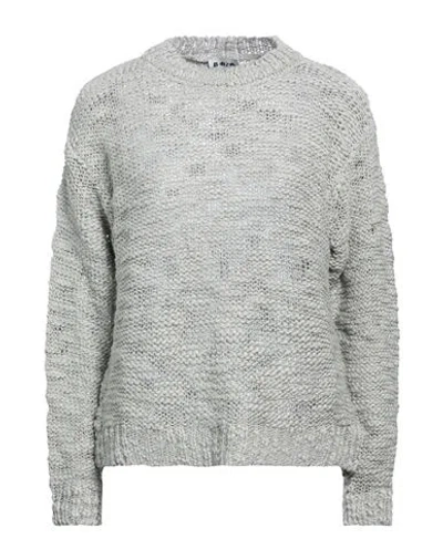 Berna Woman Sweater Light Grey Size M Wool, Acrylic