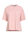 Berna Woman T-shirt Blush Size M Cotton In Pink