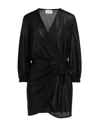 Berna Woman Top Black Size M Polyester, Elastane