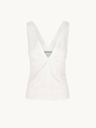 Bernadette Aurelia Top White Fr40