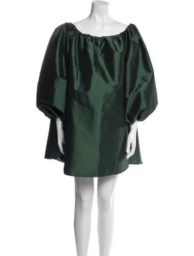 Pre-owned Bernadette Bateau Neckline Knee-length Dress W/ Tags In Green