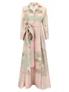 Bernadette Beatrice Floral-pattern Maxi Shirt Dress In Multi