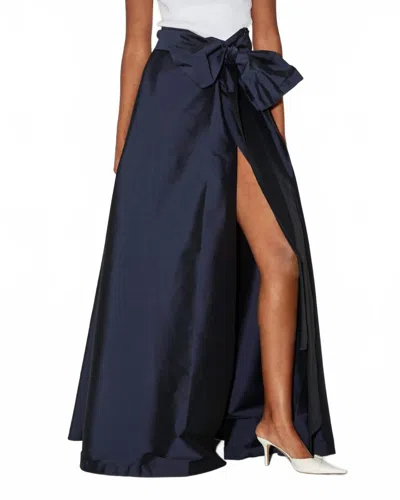 BERNADETTE BEATRICE MAXI SKIRT IN BLUE