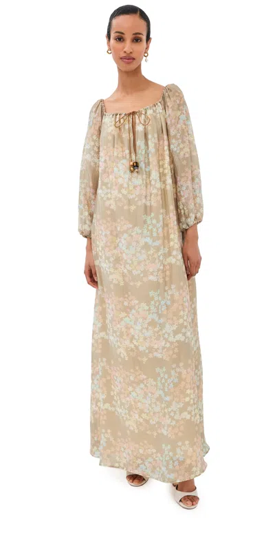 Bernadette Bonnie Dress Jasmine/mocha In Multi