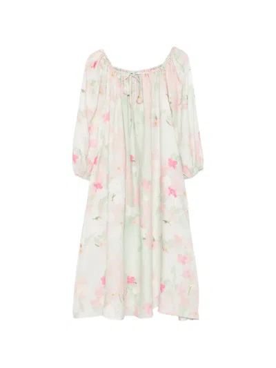 Bernadette Bonnie Floral-print Midi Dress In Green