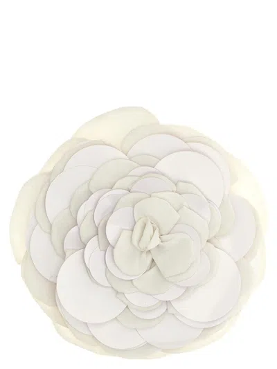 Bernadette 'camellia' Brooch In White