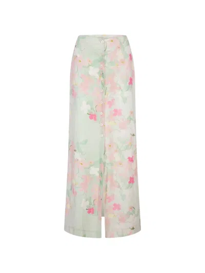 Bernadette Carmen Floral-print Maxi Skirt In Multi