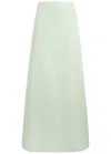 Bernadette Caswell Taffeta Maxi Skirt In Multi Print
