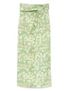 Bernadette Cheryll Maxi Skirt In Green