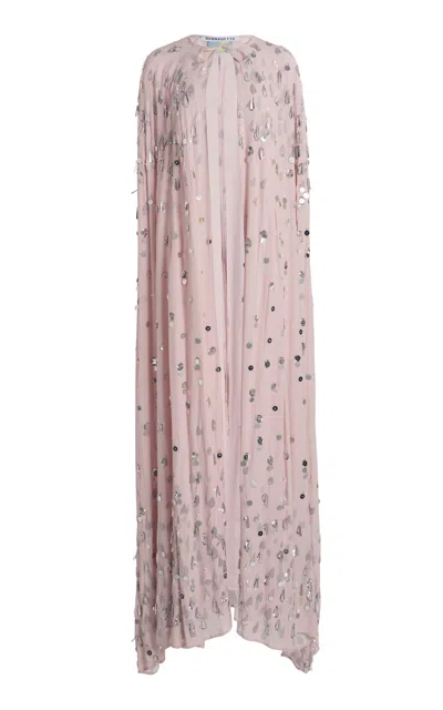 Bernadette Cleo Embroidered Cape In Multi