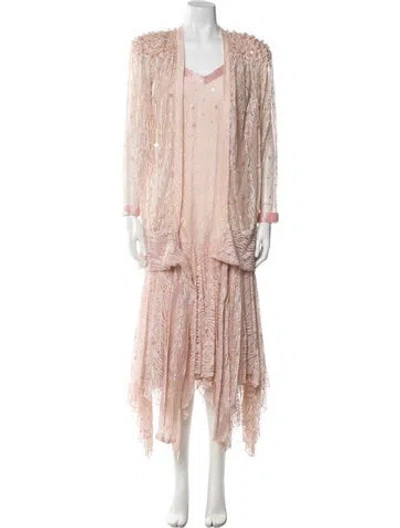 Pre-owned Bernadette Dress Set In Pink