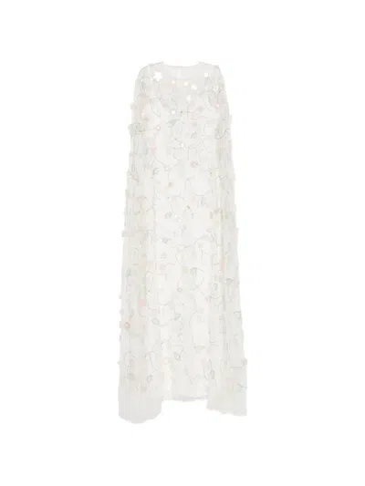 Bernadette Eleonore Sequin-embroidered Maxi Dress In White
