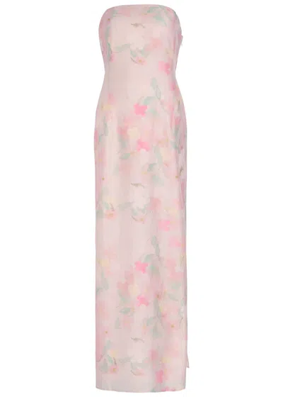 Bernadette Elora Floral-print Woven Maxi Dress In Multi