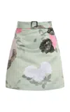 Bernadette Eva Floral Pencil Skirt In Multi