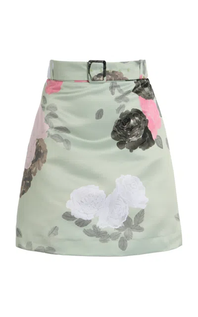 Bernadette Eva Floral Pencil Skirt In Multi