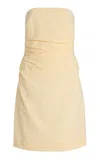 Bernadette Exclusive Riviera Vera Seersucker Dress Set In Yellow