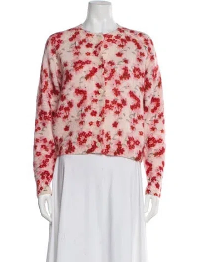 Pre-owned Bernadette Floral Print Crew Neck Sweater In Multi