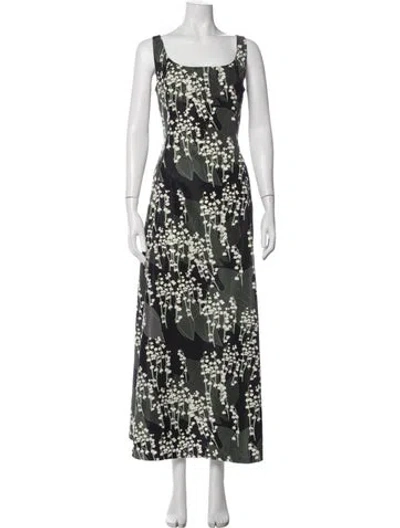 Pre-owned Bernadette Floral Print Long Dress In Multi