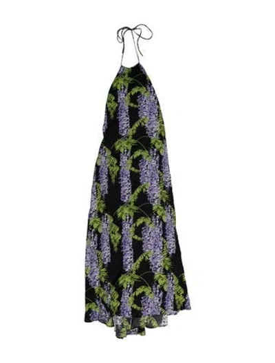 Pre-owned Bernadette Floral Print Long Dress In Multicolor