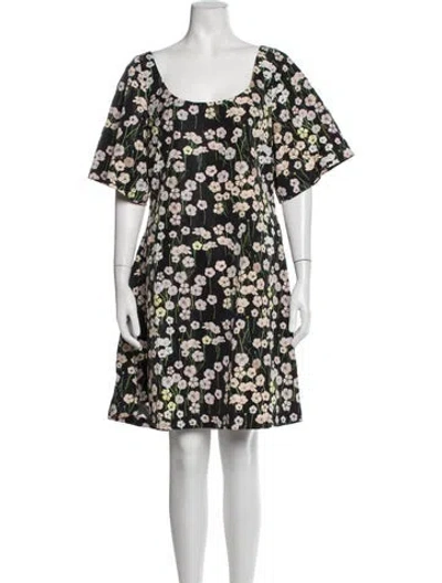 Pre-owned Bernadette Floral Print Mini Dress W/ Tags In Multicolor