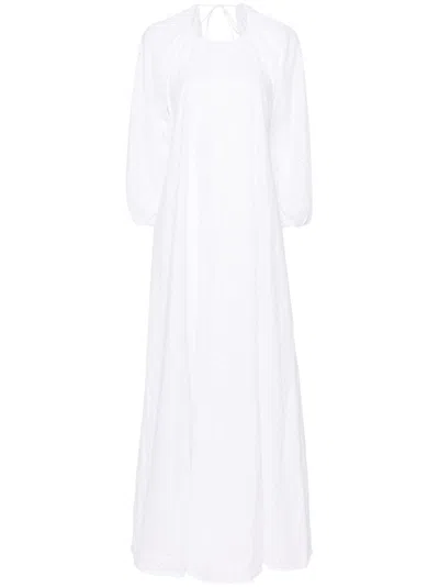 Bernadette Fran Broderie Anglaise Maxi Dress In White