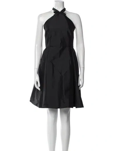 Pre-owned Bernadette Halterneck Mini Dress W/ Tags In Black