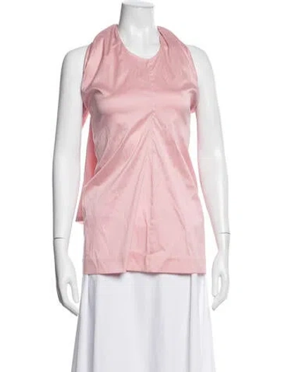 Pre-owned Bernadette Halterneck Sleeveless Top In Pink
