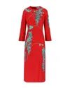 Bernadette Harry Embroidered Silk Maxi Dress