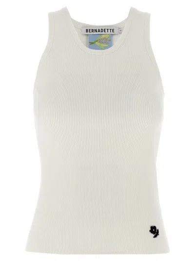 Bernadette Knit Top In White
