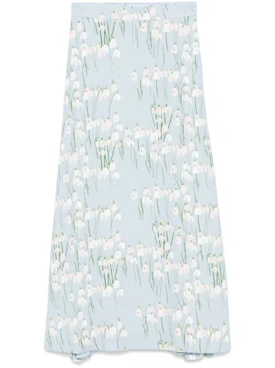 Bernadette Leanne Midi Skirt In Blue
