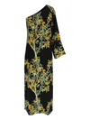 Bernadette Lola One-shoulder Midi Dress In Multi