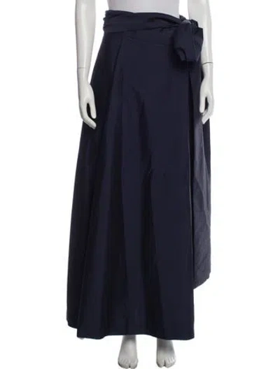 Pre-owned Bernadette Long Skirt In Blue