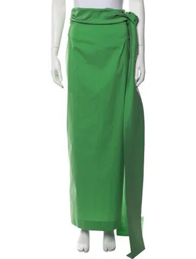 Pre-owned Bernadette Long Skirt In Green