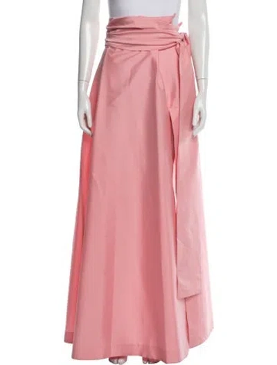Pre-owned Bernadette Long Skirt In Pink