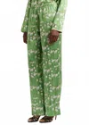 Bernadette Louis Floral-print Pyjama Trouser In Green In Green