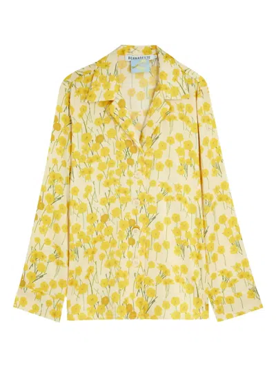 BERNADETTE LOUIS FLORAL-PRINT SHIRT