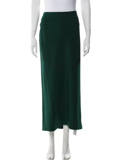 Pre-owned Bernadette Midi Length Skirt In Green