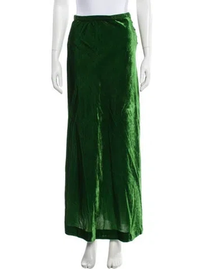 Pre-owned Bernadette Midi Length Skirt In Green