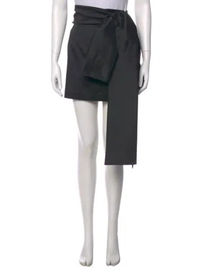 Pre-owned Bernadette Mini Skirt In Gray