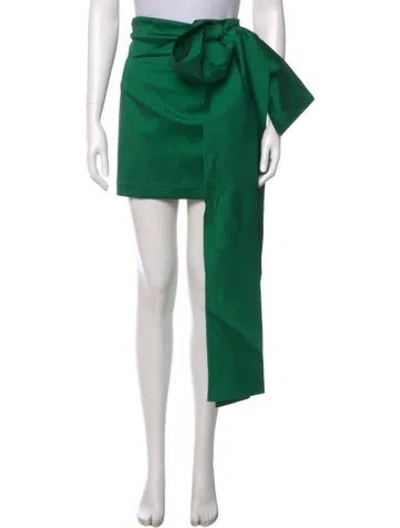 Pre-owned Bernadette Mini Skirt In Green