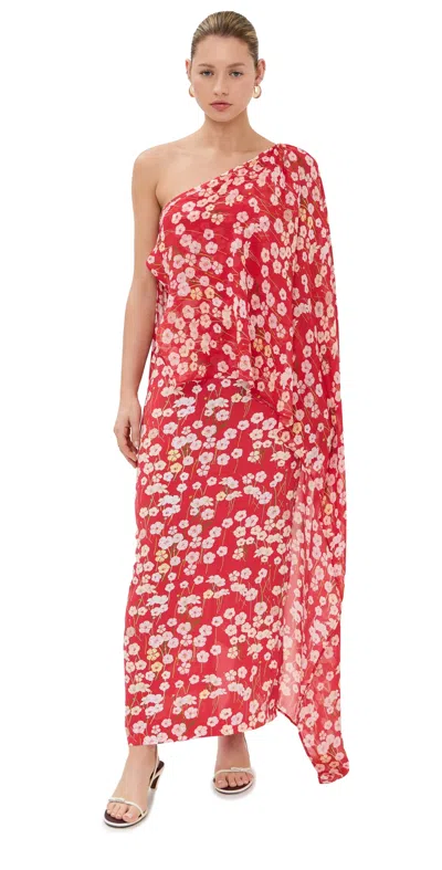 Bernadette Nick Dress Buttercups/red
