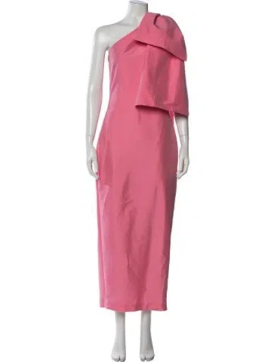 Pre-owned Bernadette One-shoulder Long Dress W/ Tags In Pink
