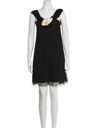 Pre-owned Bernadette Scoop Neck Sleeveless Top In Black