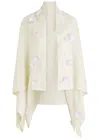 Bernadette Shirene Embroidered Cashmere-blend Shawl